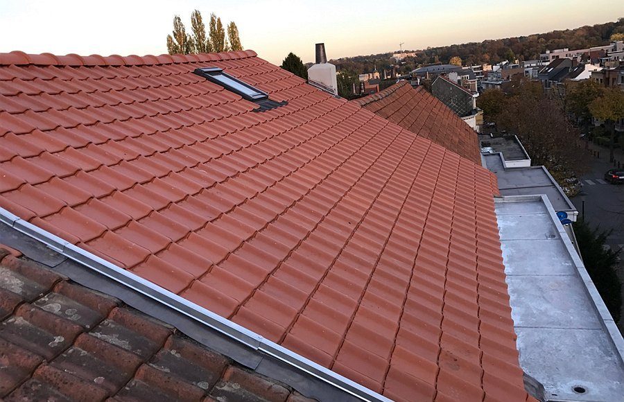 dakgoot bekleed met panelen